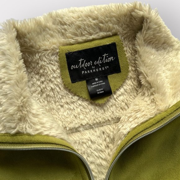 Parkhurst Outdoor Edition AVOCADO MICROSUEDE JACKET Medium - Picture 3 of 5